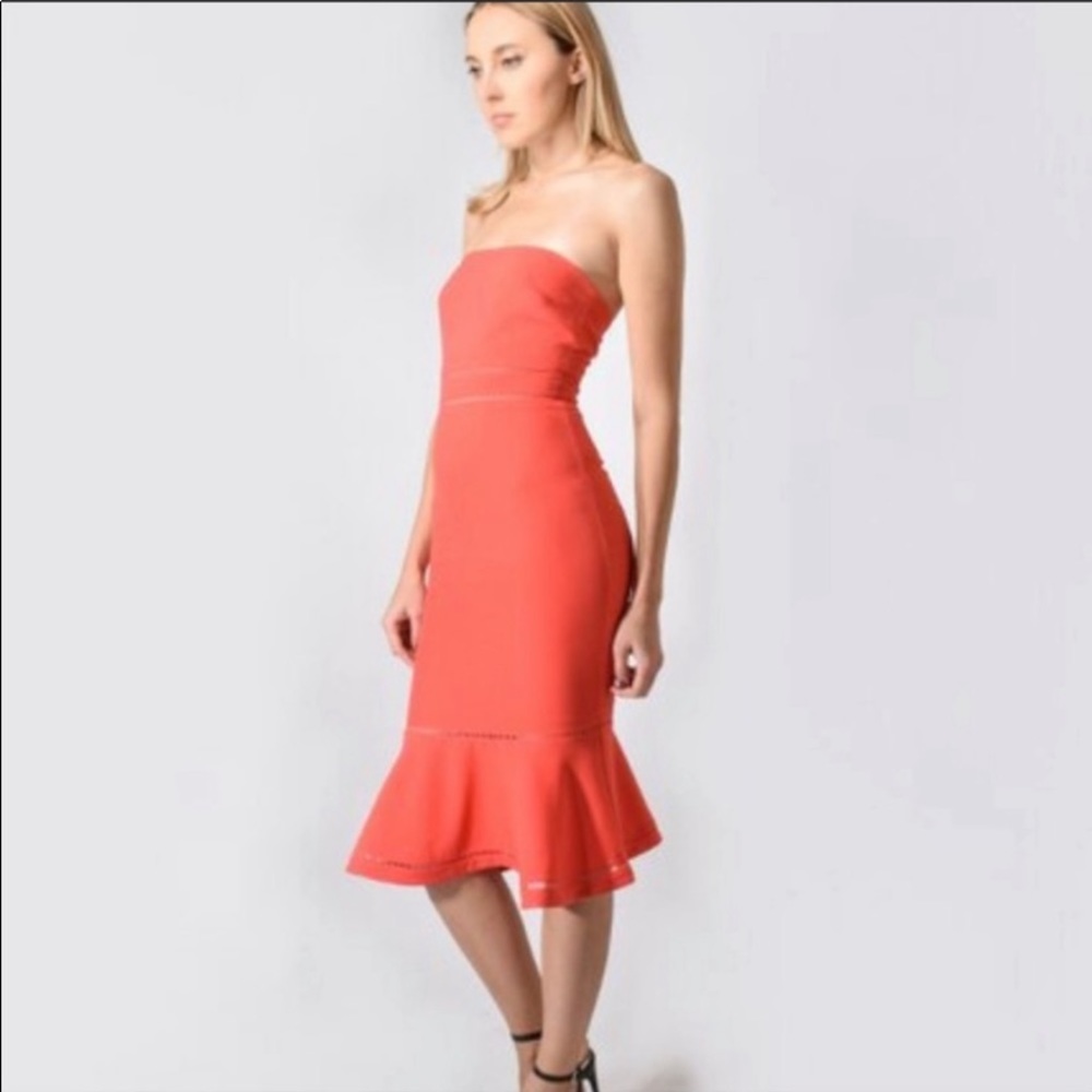 NWT $695 Likely Abbott Strapless Cocktail Dress